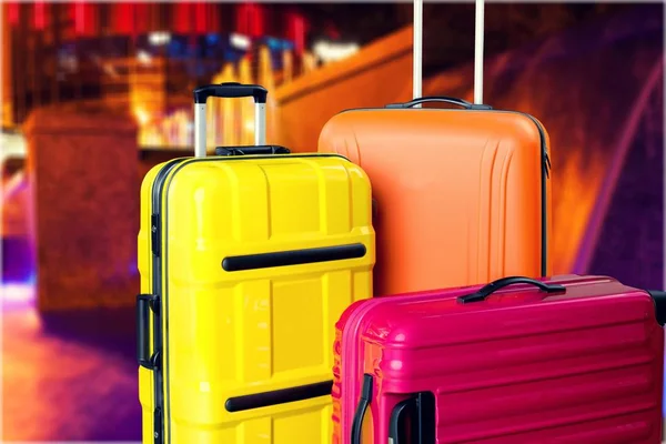 Beautiful Colorful suitcases — Stock Photo, Image