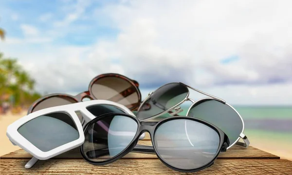 Pile of Summer sunglasses — Stock Photo, Image