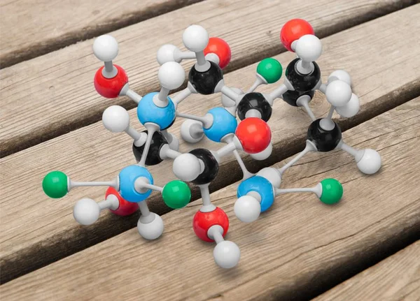 Molekularstrukturmodell — Stockfoto