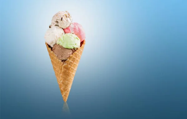 Cucharadas de helado — Foto de Stock