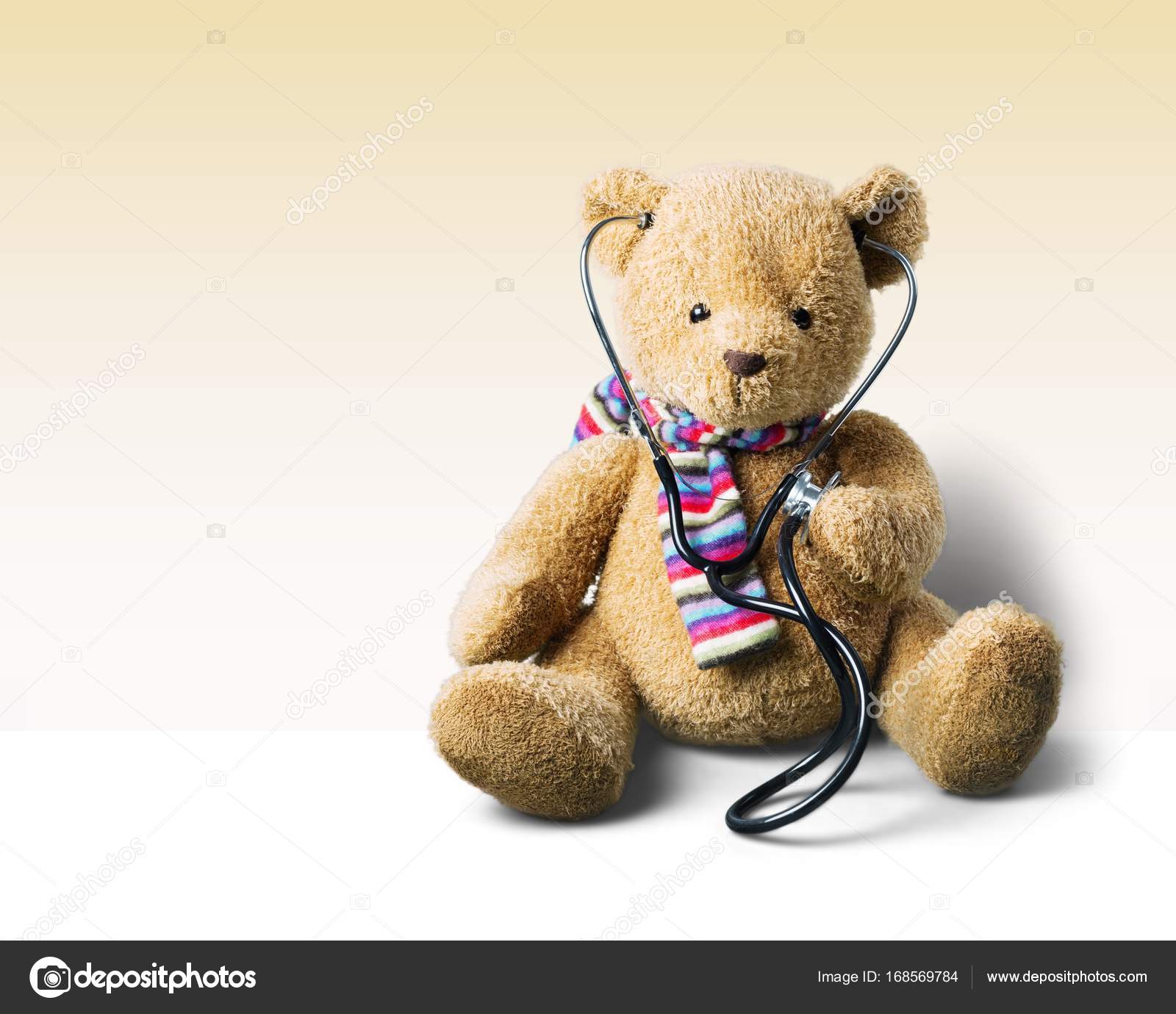 teddy bear with stethoscope