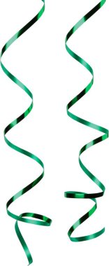 renkli kıvırcık şeritler