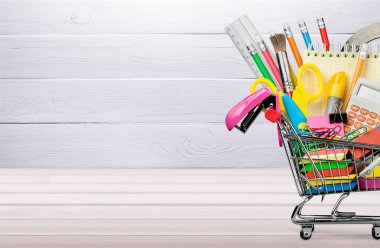 Okul Kırtasiye kompozisyon