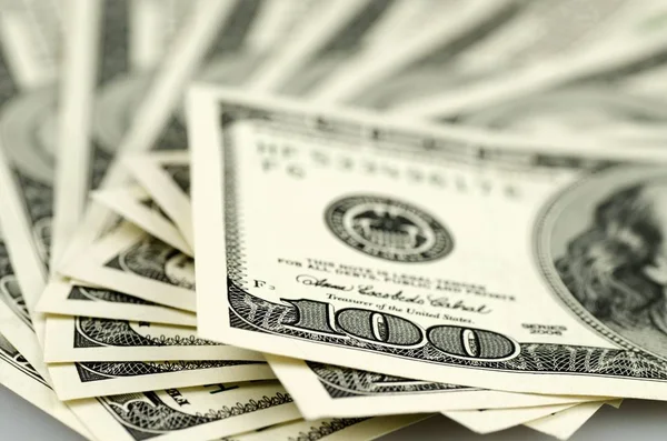 Stack of money isolated — Stock Photo, Image