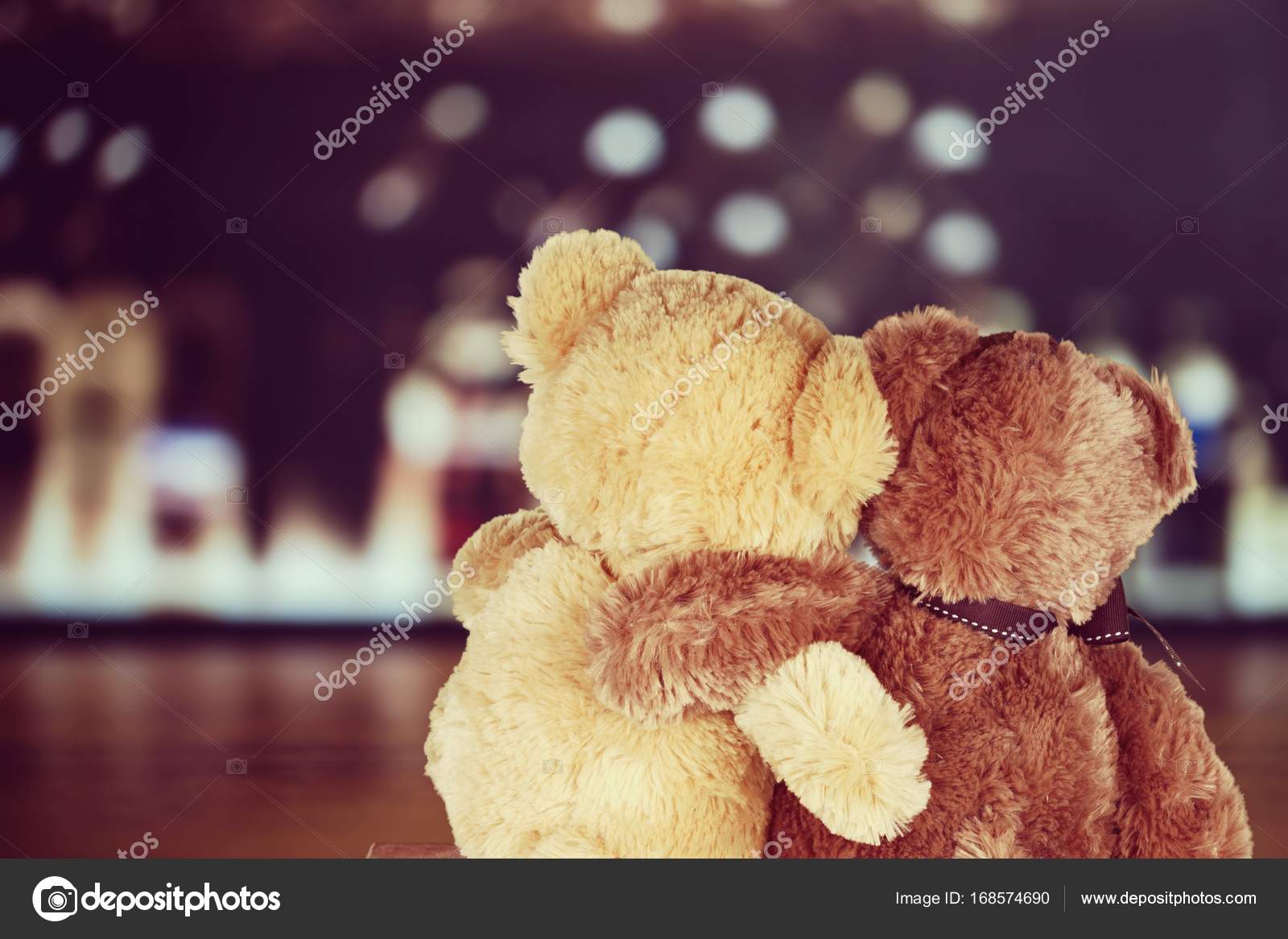 Two teddy cheap bears hugging