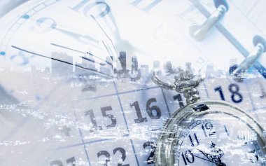 Saat yüzü ve takvim bileşimi