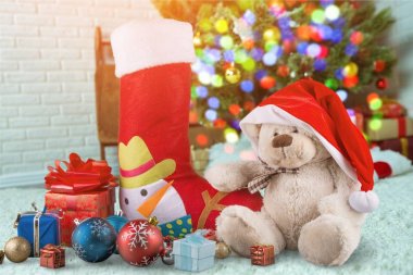 Noel Baba'nın Kırmızı çorap. 