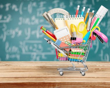 Okul Kırtasiye kompozisyon