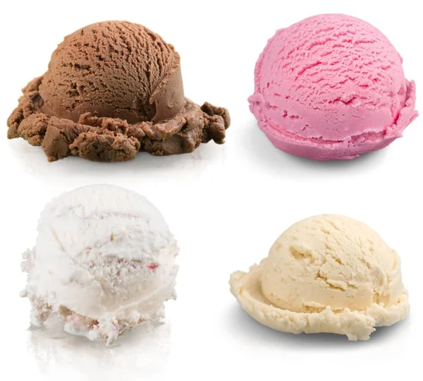 맛있는 아이스크림 고립 — 스톡 사진