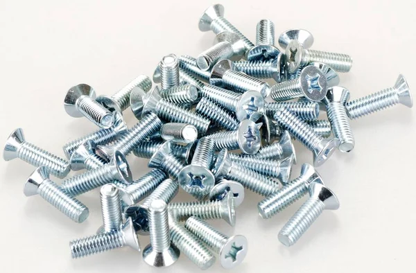 Shiny metal bolts — Stock Photo, Image