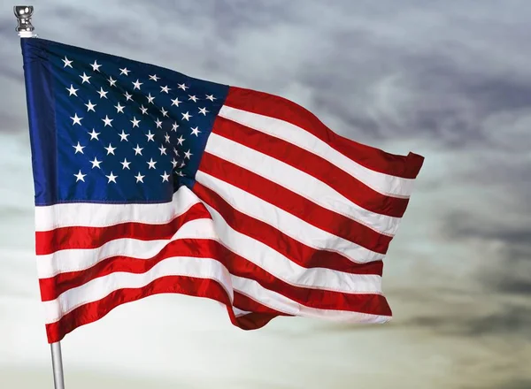 Unated Egyesült Államok zászló — Stock Fotó