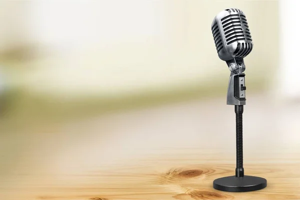 Mikrofon im Retro-Stil — Stockfoto