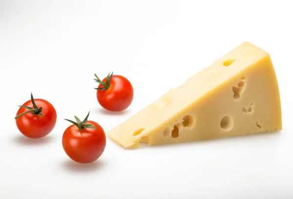 흰색 치즈 조각 — 스톡 사진