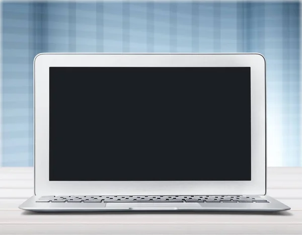 Laptop with blank screen — Stock Photo, Image