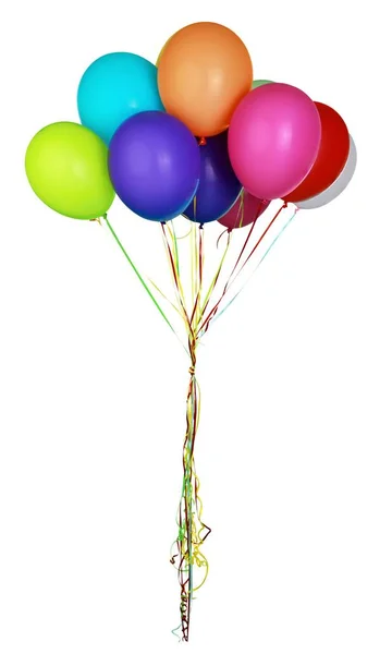 Bunch of colorful balloons — Stock Photo, Image