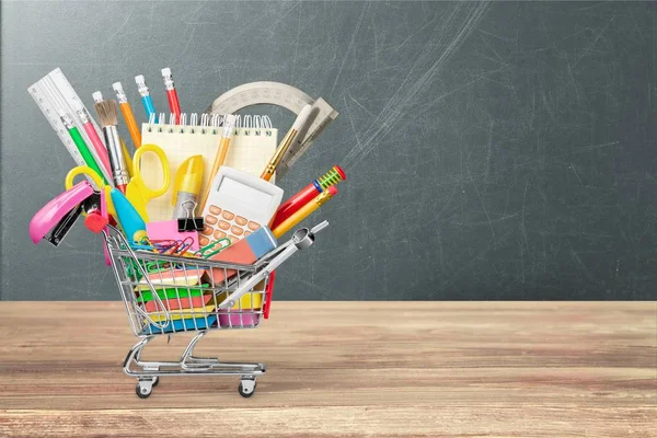 School stationery composition — Stock Photo, Image