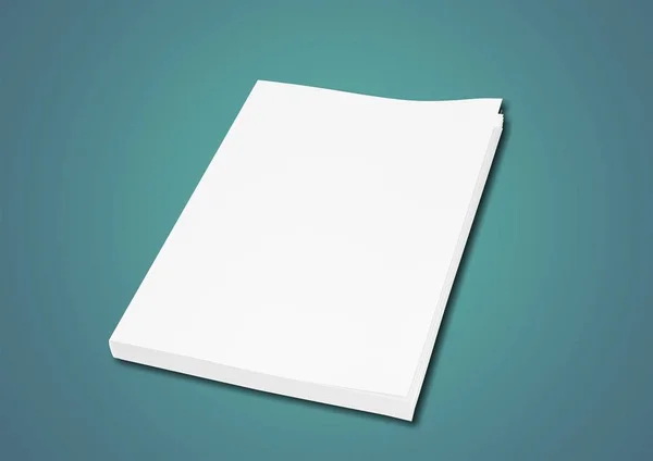 Blank folded card — Stock Photo, Image