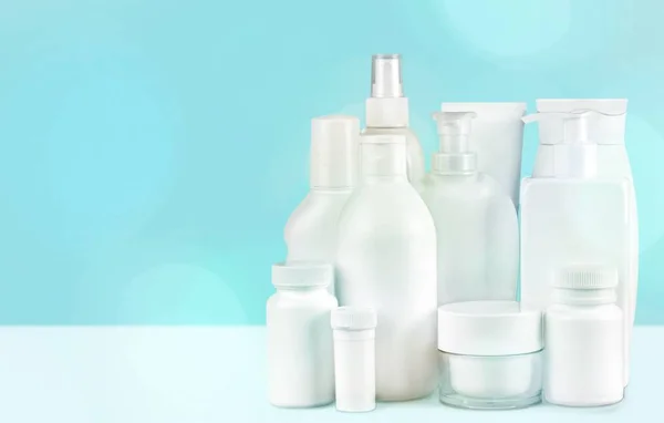 Set of cosmetic products — Stock Photo, Image
