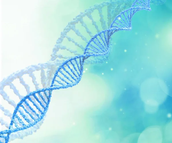 Bilim moleküler Dna modeli yapısı üzerinde arka plan bulanık 