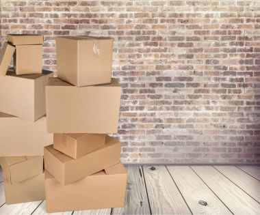 farklı karton kutular