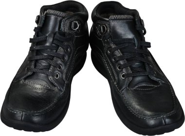 siyah deri Erkek Ayakkabı