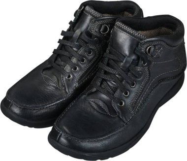 siyah deri Erkek Ayakkabı