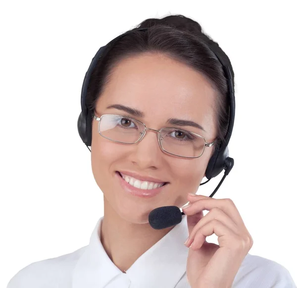 Retrato de una joven empresaria — Foto de Stock