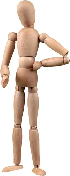 Manichino figura in legno — Foto Stock
