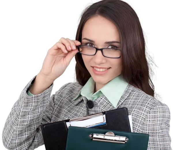 Portrait de jeune femme d'affaires — Photo