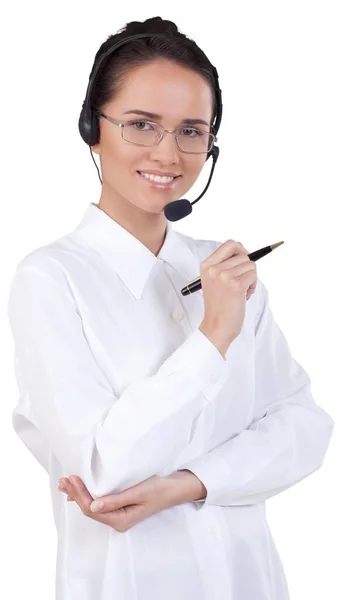 Retrato de una joven empresaria — Foto de Stock