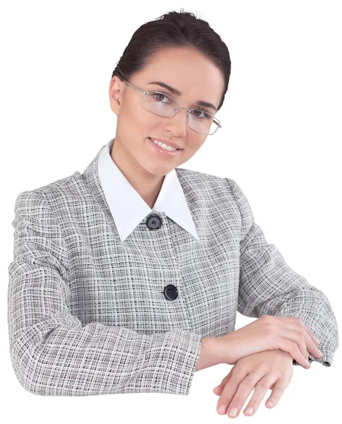 Retrato de una joven empresaria —  Fotos de Stock