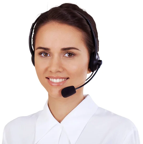 Retrato de una joven empresaria — Foto de Stock