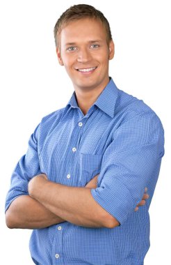 genç yakışıklı işadamı