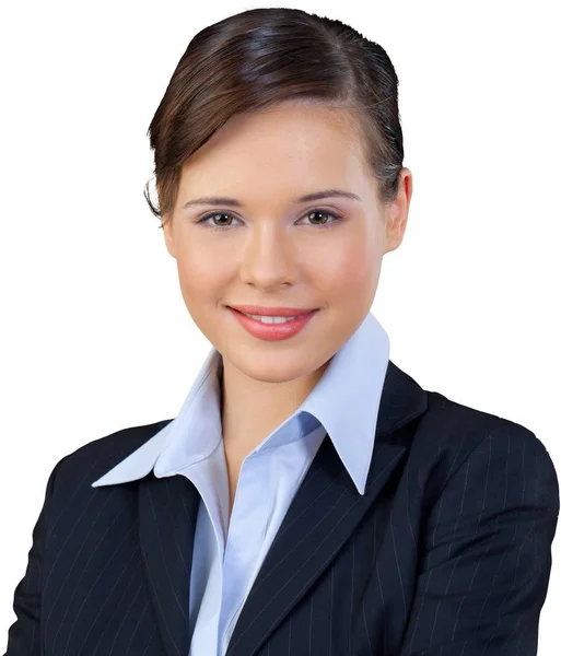Retrato de una joven empresaria — Foto de Stock