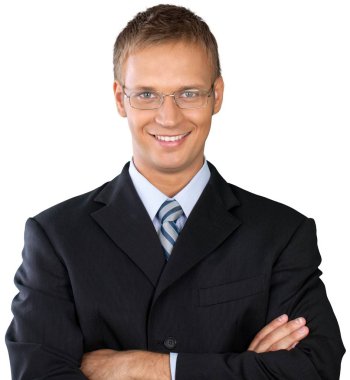 genç yakışıklı işadamı