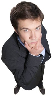 genç yakışıklı işadamı