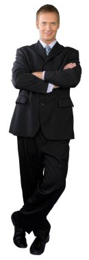 genç yakışıklı işadamı