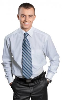 genç yakışıklı işadamı