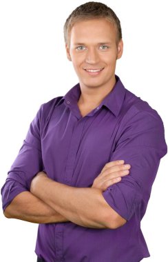 genç yakışıklı işadamı