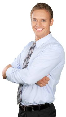 genç yakışıklı işadamı