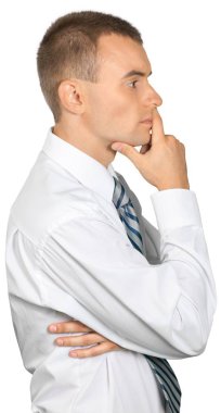 genç yakışıklı işadamı