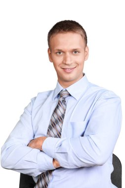 genç yakışıklı işadamı