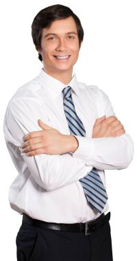 genç yakışıklı işadamı