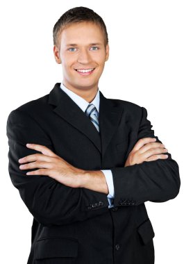 genç yakışıklı işadamı