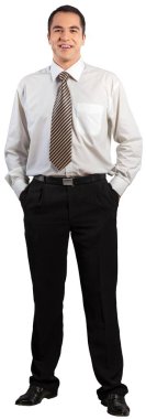 Cepleri dolu bir iş adamı.