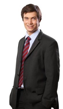 genç yakışıklı işadamı