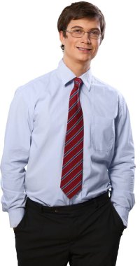 genç yakışıklı işadamı