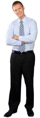 genç yakışıklı işadamı