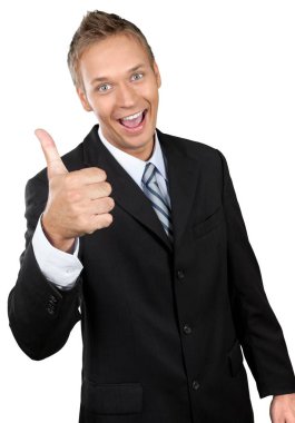 genç yakışıklı işadamı