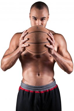 topu ile sportif yakışıklı